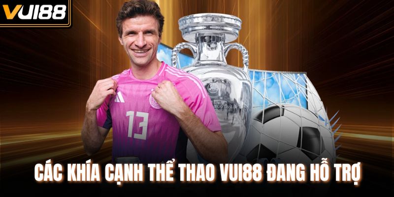 Các khía cạnh thể thao VUI88 đang hỗ trợ