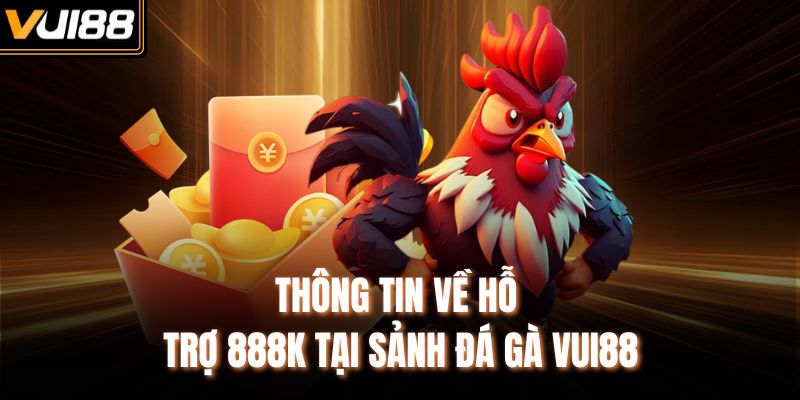 Thông tin về hỗ trợ 888K tại sảnh đá gà Vui88