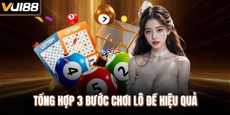 Tổng hợp 3 bước chơi lô đề hiệu quả